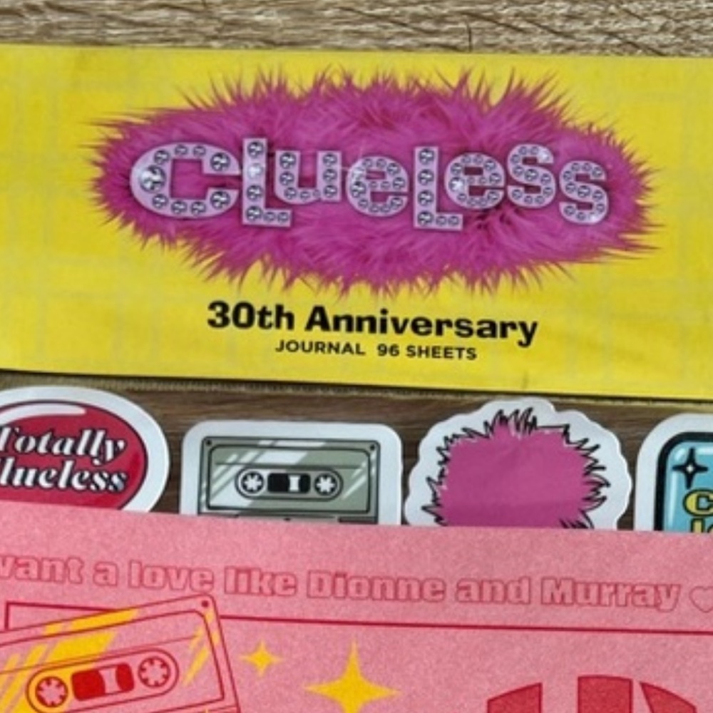 NWT Clueless 30th Anniversary Pink Notebook